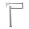 Freestanding Pot Filler Faucet With Extension Shank In Chrome