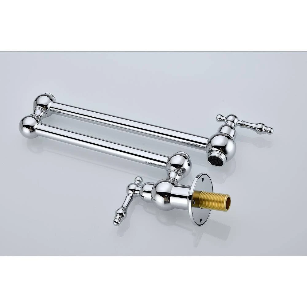Wall Mount Folding Kitchen Pot Filler Faucet 3 Wall Mount Folding Kitchen Pot Filler Faucet - Image 3