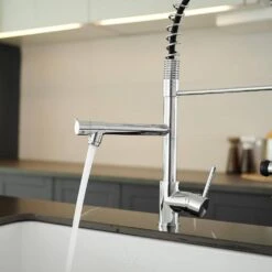 Kitchen Brass Sink Faucet With Single-Handle, Pull Down Sprayer Kitchen Faucet With 2 Spout In Chrome 12 Kitchen Brass Sink Faucet With Single-Handle, Pull Down Sprayer Kitchen Faucet With 2 Spout In Chrome -FURITURE SALE SHOP chrome tahanbath pull down kitchen faucets y xy 512 33c us fa 1000