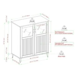 Modern Grooved-Door Accent Cabinet-Cerused Ash 8 Modern Grooved-Door Accent Cabinet-Cerused Ash -FURITURE SALE SHOP dark gray tahanbath pantry organizers z b185p169076 1f 1000