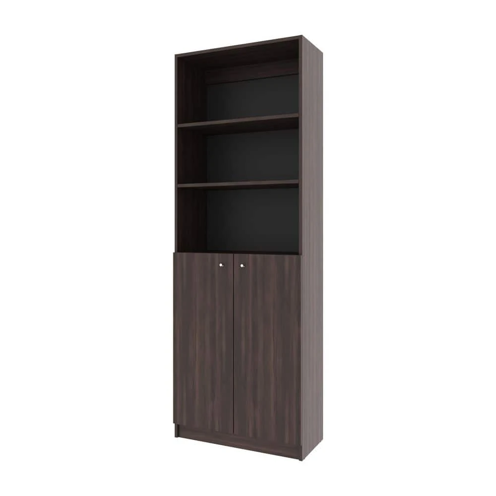 24.80 In. W X 12.40 In. D X 71.10 In. H Brown Particle Board Freestanding Linen Cabinet W/2-Doors In Dark Walnut 1 24.80 In. W X 12.40 In. D X 71.10 In. H Brown Particle Board Freestanding Linen Cabinet W/2-Doors In Dark Walnut