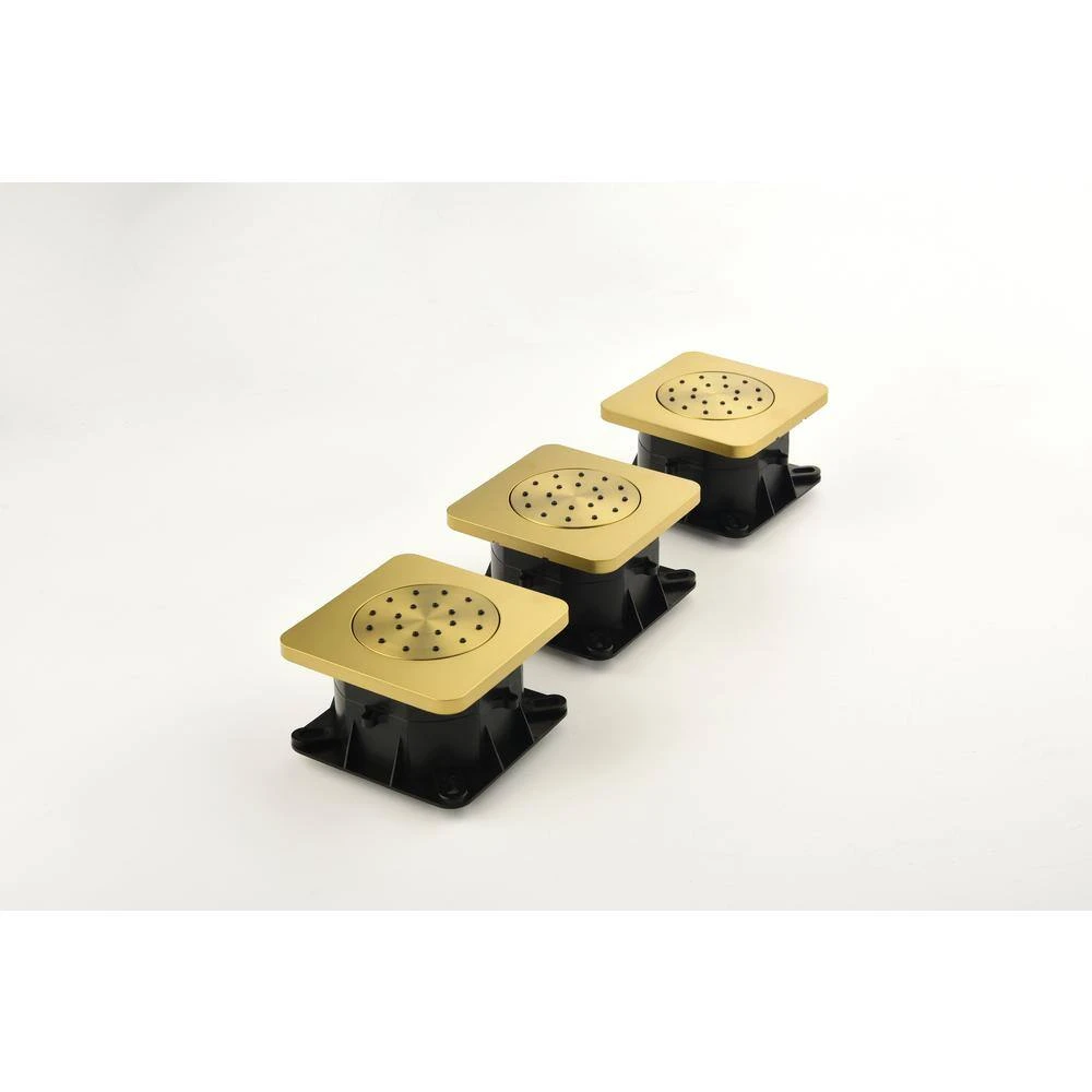 Single-Handle Claw Foot Tub Faucet With Hand Shower Body Shower Bodyspray (3pcs) In. Gold 3 Single-Handle Claw Foot Tub Faucet With Hand Shower Body Shower Bodyspray (3pcs) In. Gold - Image 3