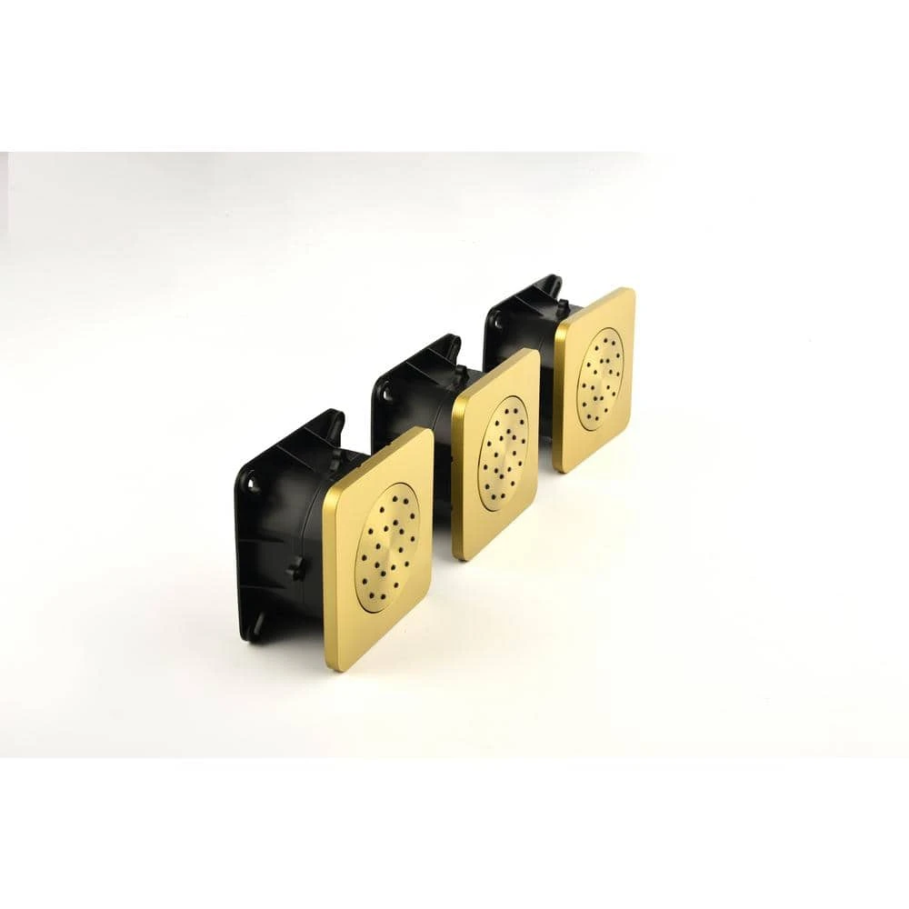 Single-Handle Claw Foot Tub Faucet With Hand Shower Body Shower Bodyspray (3pcs) In. Gold 2 Single-Handle Claw Foot Tub Faucet With Hand Shower Body Shower Bodyspray (3pcs) In. Gold - Image 2