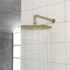 5-spray Dual 10 In. Wall Mount 1.8 GPM Shower Head And Handheld Shower Head In Gold 12 5-spray Dual 10 In. Wall Mount 1.8 GPM Shower Head And Handheld Shower Head In Gold -FURITURE SALE SHOP gold tahanbath dual shower heads z w1243136670 1f 1000