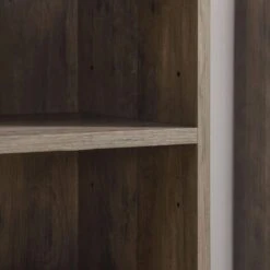 8-Tier Media Tower Rack, CD DVD Slim Storage Cabinet With Adjustable Shelves, Tall Narrow Bookcase In Gray -FURITURE SALE SHOP gray tahanbath pantry organizers z w1781p182841 1f 1000