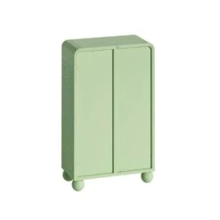 45.28 In. H Freestanding Green Bathroom/Living Room/Kitchen/Home Office Storage Cabinet With Glass Door And Shelves -FURITURE SALE SHOP green tahanbath pantry organizers z w757p205952 76 1000