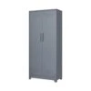 Must-Have Metal Storage Cabinets: Locking Door Cleaning Tool Cabinet For Kitchen, Office & More In Grey