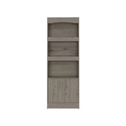 24.88 In. W X 10.35 In. D X 71.10 In. H Gray Particle Board Freestanding Linen Cabinet W/4-Shelves In Gray
