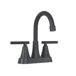 7.86 In. CUPC Certified 2-handle Bathroom Bidet Faucet Sink Faucet (Matte Black)