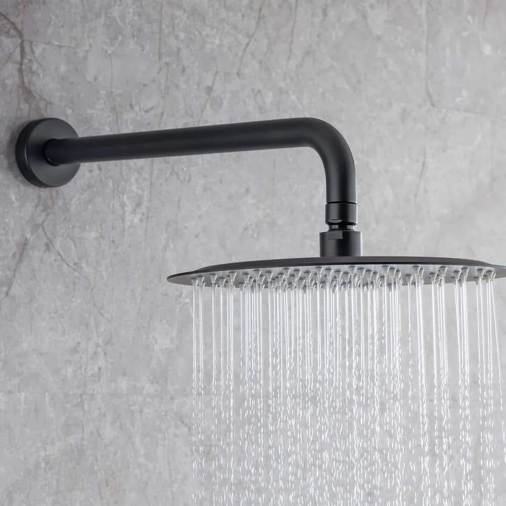 Single Handle 3-Spray High Pressure Tub And Shower Faucet Combo With Tub Spout In Matte Black (Valve Included) 10 Single Handle 3-Spray High Pressure Tub And Shower Faucet Combo With Tub Spout In Matte Black (Valve Included) - Image 10