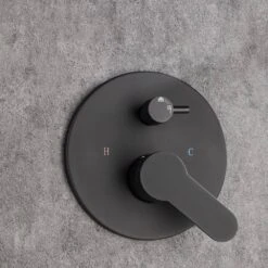 3-Spray Patterns With 2.5 GPM 12 In. Ceiling Mounted Dual Shower Heads Shower System Mix Set In Matte Black 10 3-Spray Patterns With 2.5 GPM 12 In. Ceiling Mounted Dual Shower Heads Shower System Mix Set In Matte Black -FURITURE SALE SHOP matte black dual shower heads pzz 96205 h kxc 4f 1000