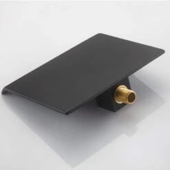 1-Spray Single Handle Wall Mount Tub Faucet With Hand Shower 1.5 GPM In Matte Black -FURITURE SALE SHOP matte black dual shower heads x ctbb861mb c3 1000