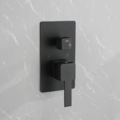 2-Spray Patterns Square Wall Mount Rain Dual Shower Heads With Hand Shower 1.5 Gpm In Matte Black 13 2-Spray Patterns Square Wall Mount Rain Dual Shower Heads With Hand Shower 1.5 Gpm In Matte Black -FURITURE SALE SHOP matte black dual shower heads x nk0736 fa 1000