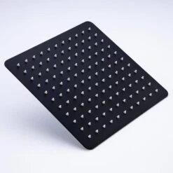 1-Spray Patterns With 2.5 GPM 10 In. Wall Mount Rain Fixed Shower Head In Matte Black (Valve Included) 15 1-Spray Patterns With 2.5 GPM 10 In. Wall Mount Rain Fixed Shower Head In Matte Black (Valve Included) -FURITURE SALE SHOP matte black fixed shower heads pzz 93101 h zq 4f 1000