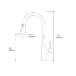 Single Handle Pull Down Sprayer Kitchen Faucet Modern Kitchen Sink Faucet In Matte Black 11 Single Handle Pull Down Sprayer Kitchen Faucet Modern Kitchen Sink Faucet In Matte Black -FURITURE SALE SHOP matte black pull down kitchen faucets x nk0607 1f 1000