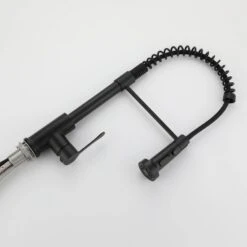 Single Handle Deck Mount Pull Down Sprayer Kitchen Faucet In Matte Black 11 Single Handle Deck Mount Pull Down Sprayer Kitchen Faucet In Matte Black -FURITURE SALE SHOP matte black pull down kitchen faucets x nk0614 1f 1000
