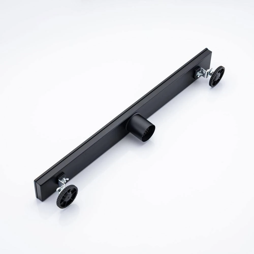 2.75 In. W X 24 In. D Stainless Steel Decorative Drain Cover With Matte Black 4 2.75 In. W X 24 In. D Stainless Steel Decorative Drain Cover With Matte Black - Image 4