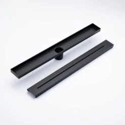 2.75 In. W X 24 In. D Stainless Steel Decorative Drain Cover With Matte Black 11 2.75 In. W X 24 In. D Stainless Steel Decorative Drain Cover With Matte Black -FURITURE SALE SHOP matte black shower drains q pzz 7006h 24 c3 1000