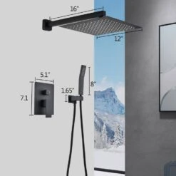 2-Handle Claw Foot Tub Faucet With Hand Shower In. Matte Black -FURITURE SALE SHOP matte black tahanbath claw foot tub faucets z th6003 12mb 76 1000