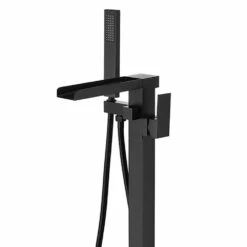 Single-Handle Claw Foot Tub Faucet In Matte Black -FURITURE SALE SHOP matte black tahanbath claw foot tub faucets z w105956040 fa 1000