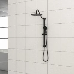 5-spray 10 In. Ceiling Mount 1.8 GPM Dual Shower Head And Handheld Shower Head In Matte Black -FURITURE SALE SHOP matte black tahanbath dual shower heads z w1243134222 76 1000