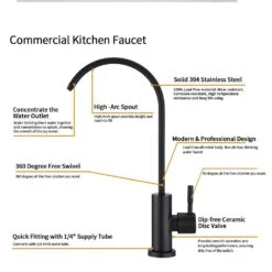 Single Handle Beverage Faucet In Matte Black 17 Single Handle Beverage Faucet In Matte Black -FURITURE SALE SHOP matte black tahanbath filtered water faucets ms c067410 mb zq fa 1000