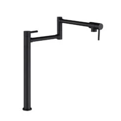 Deck Mount Pot Filler Faucet With Extension Shank In Matte Black -FURITURE SALE SHOP matte black tahanbath pot fillers y w2287 p153977 44 1000