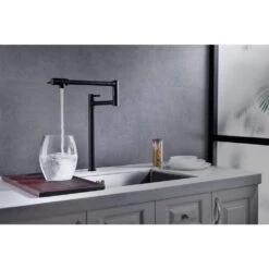 Freestanding Pot Filler Faucet With Extension Shank In Matte Black -FURITURE SALE SHOP matte black tahanbath pot fillers y w928 104110 31 1000