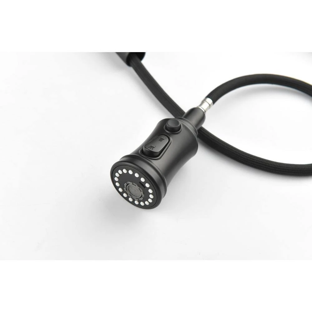 Single Handle Touch Pull Down Sprayer Kitchen Faucet In Matte Black 4 Single Handle Touch Pull Down Sprayer Kitchen Faucet In Matte Black - Image 4