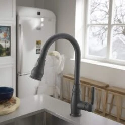 Black 15.7 In. Pull Down Sprayer Kitchen Faucet With 360 ° Spout Swivel 12 Black 15.7 In. Pull Down Sprayer Kitchen Faucet With 360 ° Spout Swivel -FURITURE SALE SHOP matte black tahanbath pull down kitchen faucets z 158 33b 40 us 66 1000