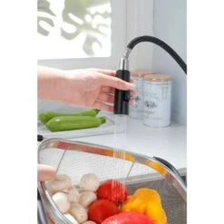 Kitchen Faucet Single Handle Pull Down Sprayer Kitchen Faucet In Matte Black -FURITURE SALE SHOP matte black tahanbath pull down kitchen faucets z th9001mb 8 31 1000