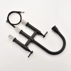 Double Handle Pull Down Sprayer Kitchen Faucet With Pull-Down Spray Head In Matte Black 13 Double Handle Pull Down Sprayer Kitchen Faucet With Pull-Down Spray Head In Matte Black -FURITURE SALE SHOP matte black tahanbath pull down kitchen faucets z w122565381 fa 1000