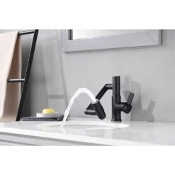 Bathroom Sink Faucet With Spray Function And Temperature Display For Anti-Skid Switch And Hot And Cold And 360° Rotary 13 Bathroom Sink Faucet With Spray Function And Temperature Display For Anti-Skid Switch And Hot And Cold And 360° Rotary -FURITURE SALE SHOP matte black tahanbath single hole bathroom faucets z w121765120 fa 1000