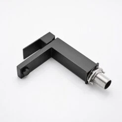 Bathroom Faucet Single Hole, Single Handle Faucet For Bathroom Sink With Deckplate And Drain Assembly In Matte Black 13 Bathroom Faucet Single Hole, Single Handle Faucet For Bathroom Sink With Deckplate And Drain Assembly In Matte Black -FURITURE SALE SHOP matte black tahanbath single hole bathroom faucets z w1224p195894 66 1000