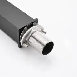 Bathroom Faucet Single Hole, Single Handle Faucet For Bathroom Sink With Deckplate And Drain Assembly In Matte Black 18 Bathroom Faucet Single Hole, Single Handle Faucet For Bathroom Sink With Deckplate And Drain Assembly In Matte Black -FURITURE SALE SHOP matte black tahanbath single hole bathroom faucets z w1224p195894 fa 1000