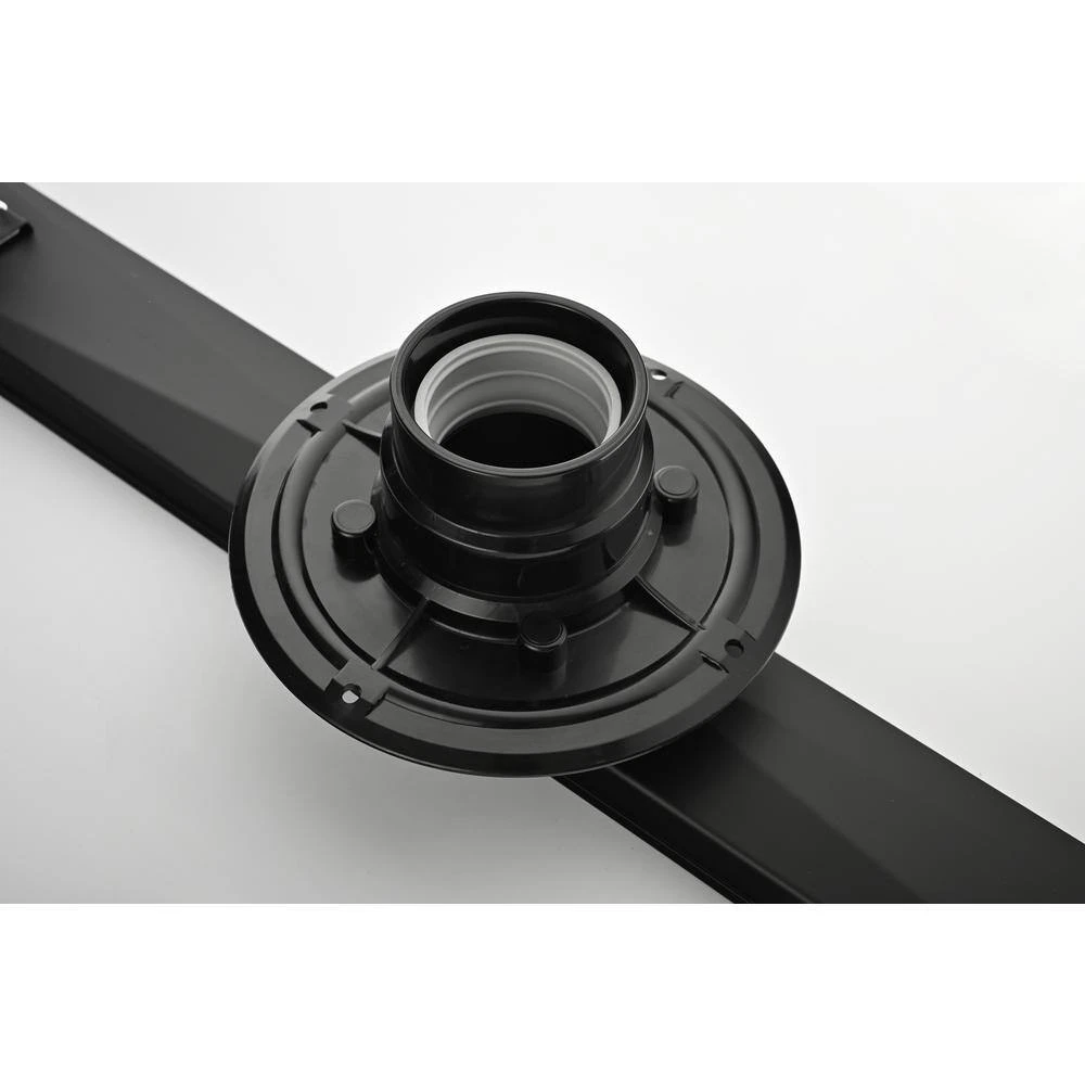 24 In. Square Shower Floor Drain With Flange, Pattern Grate Removable, Food-Grade SUS 304 Stainless Steel 3 24 In. Square Shower Floor Drain With Flange, Pattern Grate Removable, Food-Grade SUS 304 Stainless Steel - Image 3