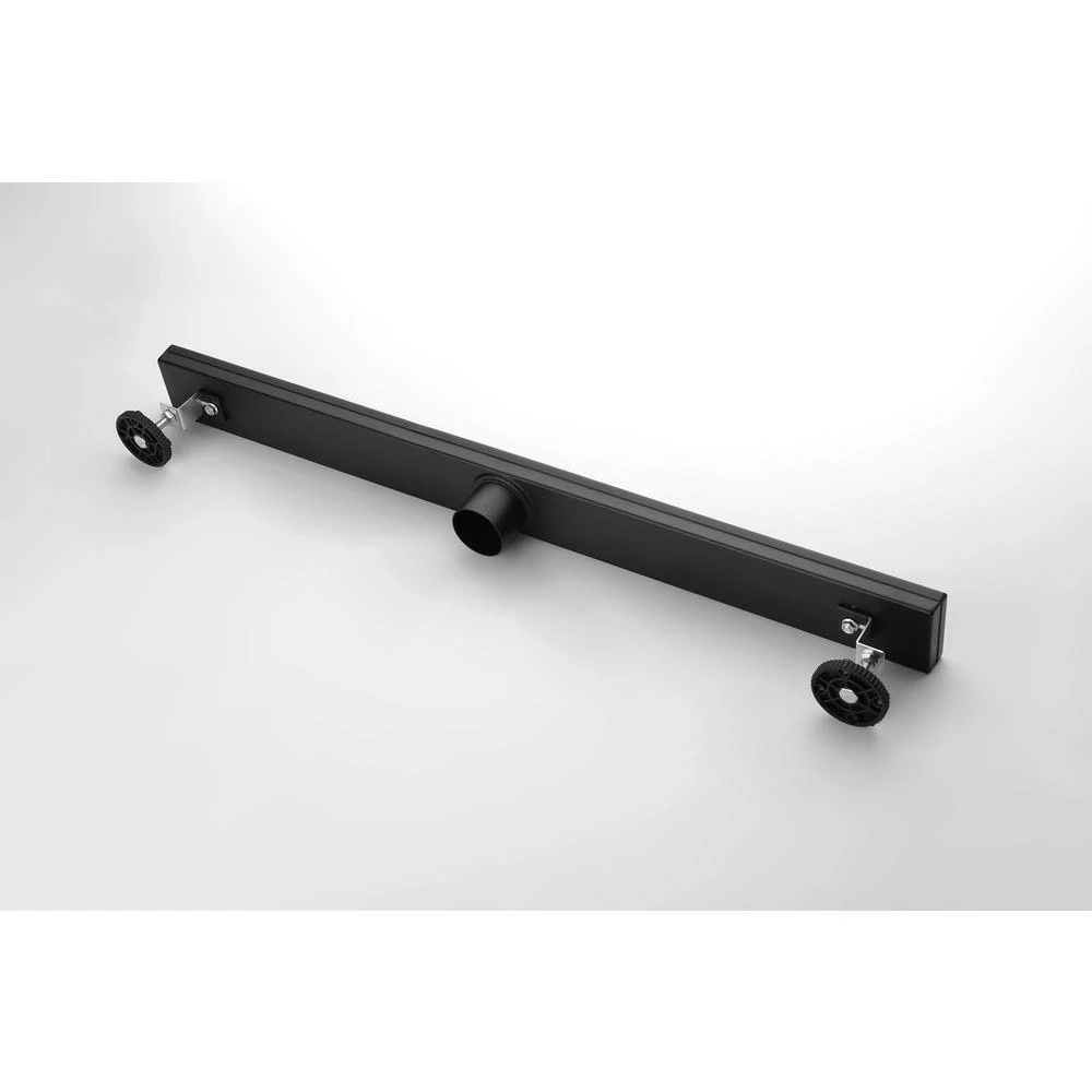 36 In. Linear Shower Drain 304 Stainless Shower Drain Included Hair Strainer And Leveling Feet In Matte Black 4 36 In. Linear Shower Drain 304 Stainless Shower Drain Included Hair Strainer And Leveling Feet In Matte Black - Image 4