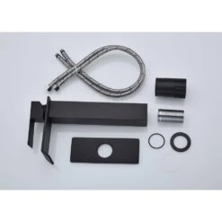 Single Wall Mounted Bathroom Faucet In Matte Black -FURITURE SALE SHOP matte black tahanbath wall mounted faucets z th1028hmb fa 1000