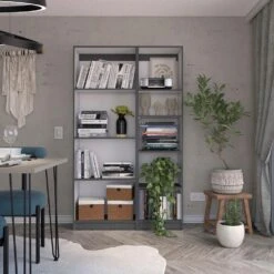 42.40 In. W X 71.10 In. D X 11.70 In. H Multi-Color Wood Freestanding Linen Cabinet W/9-Shelves In Multi-Color 11 42.40 In. W X 71.10 In. D X 11.70 In. H Multi-Color Wood Freestanding Linen Cabinet W/9-Shelves In Multi-Color -FURITURE SALE SHOP multicolor tahanbath linen cabinets ct xl s00294 31 1000