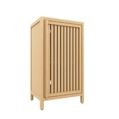 12.99 In. W X 16.54 In. D X 29.53 In. H In Multi-Colored Linen Cabinet