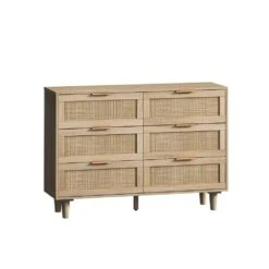 43.31 In. 6-Drawers Rattan Storage Cabinet Rattan Drawer, For Bedroom, Living Room, Natural 10 43.31 In. 6-Drawers Rattan Storage Cabinet Rattan Drawer, For Bedroom, Living Room, Natural -FURITURE SALE SHOP natural tahanbath pantry organizers z w75784347 4f 1000