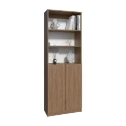 24.72 In. W X 11.77 In. D X 71.10 In. H Natural Wood Freestanding Linen Cabinet With 2-Door In Natural -FURITURE SALE SHOP natural wood tahanbath linen cabinets ct xl p296881 c3 1000