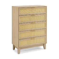 15.75 In. W X 31.50 In. D X 49.20 In. H Multi-Colored Linen Cabinet