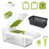 12-in-1 Vegetable Chopper With Container: Slicer, Dicer, Grater & More