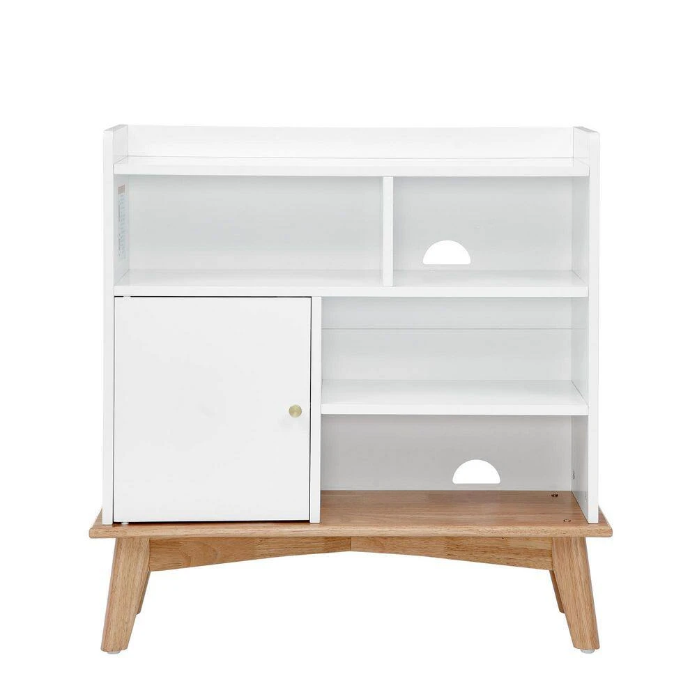 Colorblocking Storage Cabinet: Versatile Solid-Wood-Base Piece For Every Room In White 2 Colorblocking Storage Cabinet: Versatile Solid-Wood-Base Piece For Every Room In White - Image 2