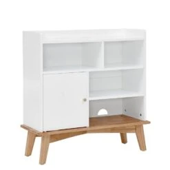 Colorblocking Storage Cabinet: Versatile Solid-Wood-Base Piece For Every Room In White 10 Colorblocking Storage Cabinet: Versatile Solid-Wood-Base Piece For Every Room In White -FURITURE SALE SHOP oak natural wood off white tahanbath pantry organizers z w1801p195703 c3 1000