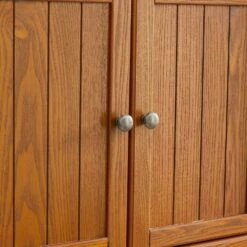 72.4 In. Tall Oak Storage Cabinet: 8 Doors, 4 Shelves For Living Room, Kitchen, Dining Room And Office -FURITURE SALE SHOP oak tahanbath pantry organizers z w1758p211012 76 1000