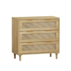 31.50 In. 3-Drawers Rattan Storage Cabinet Rattan Drawer, For Bedroom, Living Room, Dining Room, Hallways, Oak 12 31.50 In. 3-Drawers Rattan Storage Cabinet Rattan Drawer, For Bedroom, Living Room, Dining Room, Hallways, Oak -FURITURE SALE SHOP oak tahanbath pantry organizers z w757104009 fa 1000