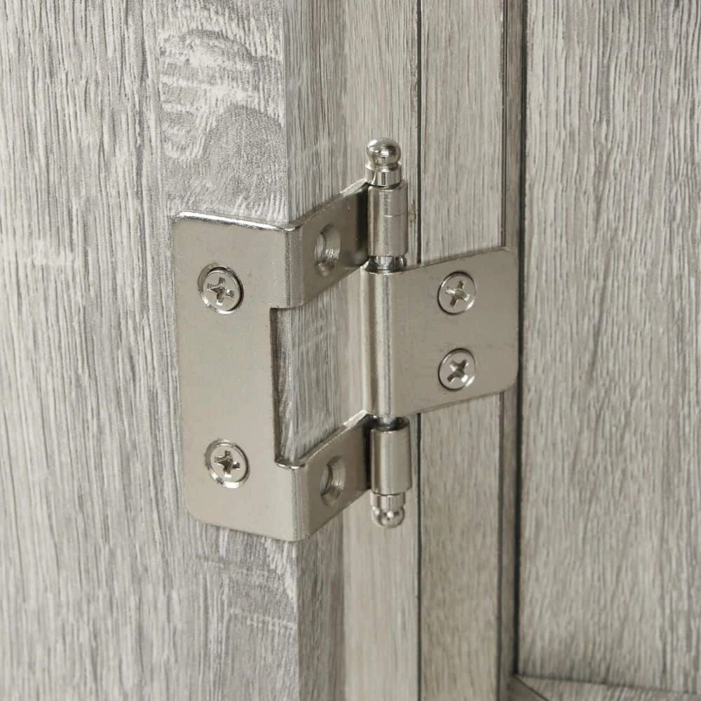 Oak Triangle Bathroom Storage Cabinet With Adjustable Shelves Freestanding Floor Cabinet For Home Kitchen 4 Oak Triangle Bathroom Storage Cabinet With Adjustable Shelves Freestanding Floor Cabinet For Home Kitchen - Image 4