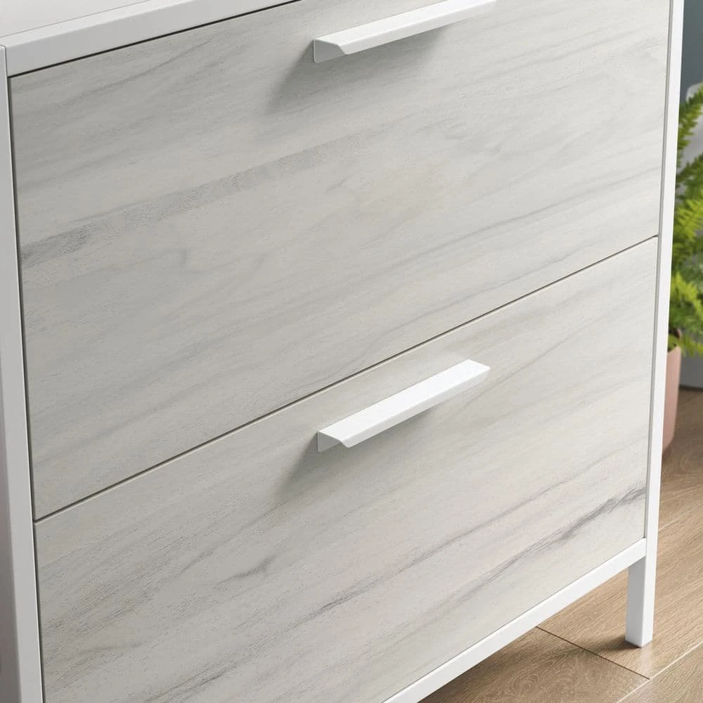 Lateral File, Off White Plus Gray Finish 6 Lateral File, Off White Plus Gray Finish - Image 6